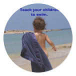Teaching  Children to Swim stickers