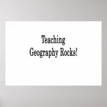 Teaching Geography Rocks Posters