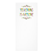 Teaching is Awesome Rack Card Template