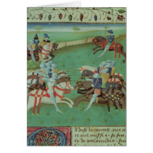 Teaching Knights to Joust Greeting Cards