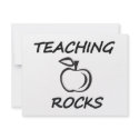 TEACHING ROCKS invitations