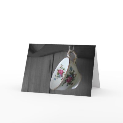 Teacup Note Card by Mousefx