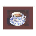 Teacup with Teabag postcards