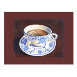 Teacup with Teabag Postcard