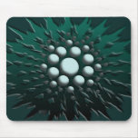 Teal Abstract Mouse Pad