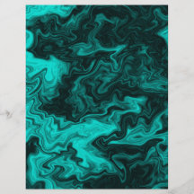 Teal Abstract Pattern. Flyer Design