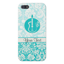 Teal Acoustic Guitars iPhone 5 Covers