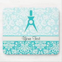 Teal Architect Mouse Pad