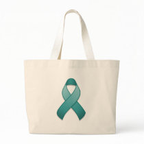 Teal Awareness Ribbon Bag