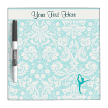 Teal Ballet Dry Erase Boards