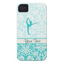 Teal Ballet iPhone 4 Case-Mate Cases