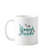 Teal Beach Bride Tshirts and Gifts Mugs
