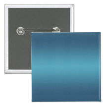 Teal Blue Gradient - Customized Turquoise Template Pinback Button
