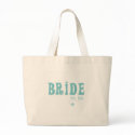 Teal Bride to Be bags