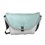 Teal Chevron Messenger Bag messenger bags