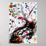 TEAL FLOWERS! posters