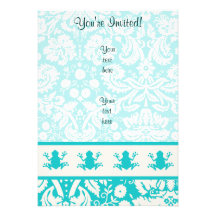 Teal Frog Custom Announcements