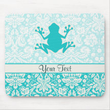 Teal Frog Mousepads