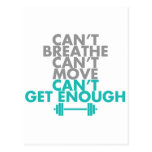 Teal "Get Enough" Postcard