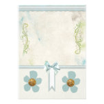 Teal Green & Cream Invitation