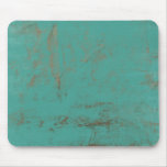 Teal Grunge Mouse Pad