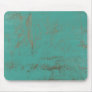 Teal Grunge Mouse Pad