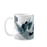 Teal Guitar Collection Horizontal Coffee Mugs