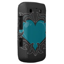 Teal Heart BlackBerry Bold Case-Mate