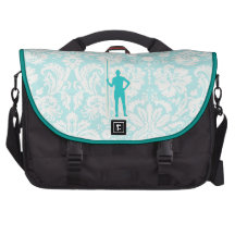 Teal Javelin Throw Bag For Laptop