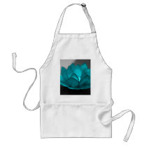 Teal Lotus Apron