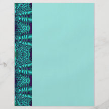 Teal Navy Abstract Flyers