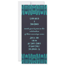 Teal Navy Abstract