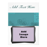 Teal Peace Custom 5x7 Invitations