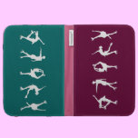 Teal, Purple & Pink Figure Skaters caseable cases