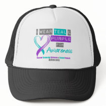 Teal & Purple Ribbon Domestic Violence Awareness