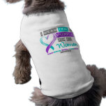 Teal & Purple Ribbon Women Domestic Violence pet clothing