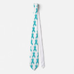 teal ribbon ties