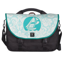 Teal Sailing Laptop Bag