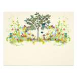 Teal Vintage Love Bird Flower Swirl Wedding RSVP Personalised Invitation