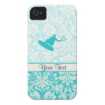 Teal Wakeboarder Case-Mate iPhone 4 Cases