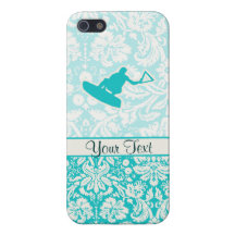 Teal Wakeboarder iPhone 5 Cover