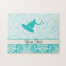 Teal Wakeboarder Puzzles