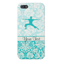Teal Yoga iPhone 5 Covers