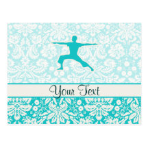Teal Yoga Postcards