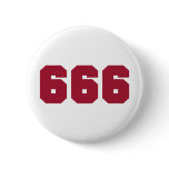 Team 666 pinback button
