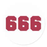 Team 666 stickers