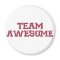 Team Awesome Refrigerator Magnets