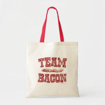 Team Bacon Canvas Bags