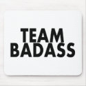 Team Badass mousepads