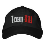 Team Bill Embroidered Hat embroidered hats